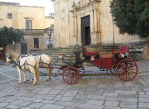 Tricase - Uno scorcio di piazza Giuseppe Pisanelli